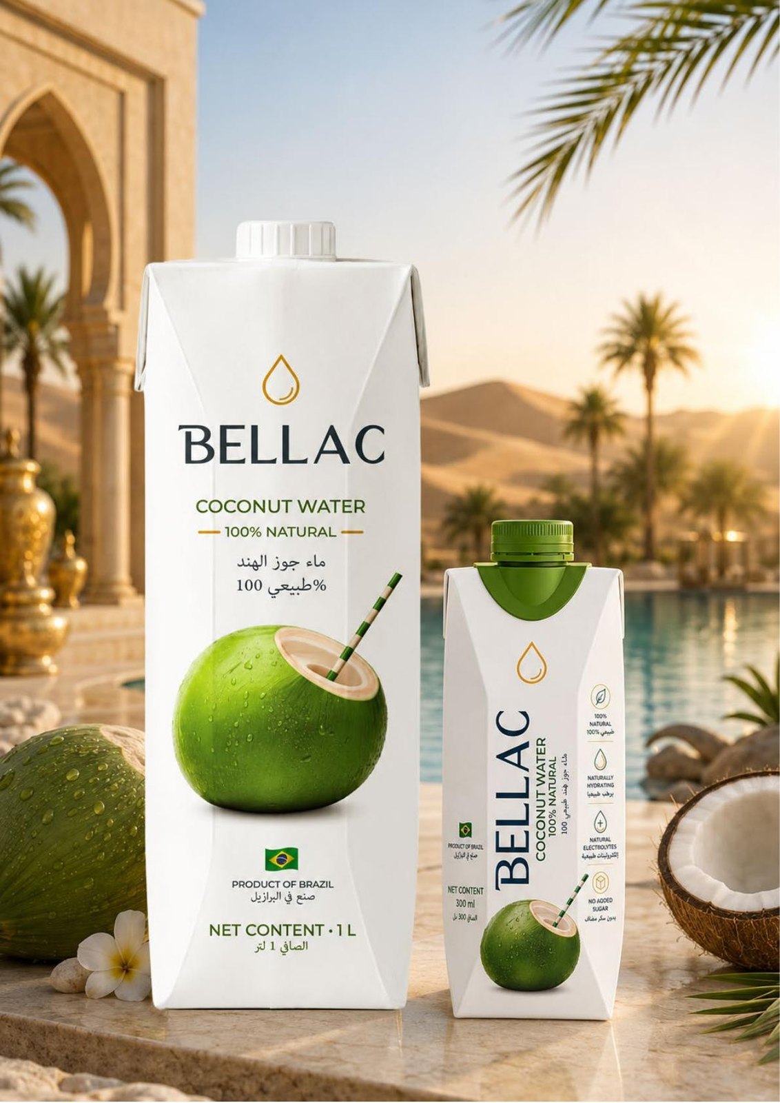 Bellac coconut water cartons