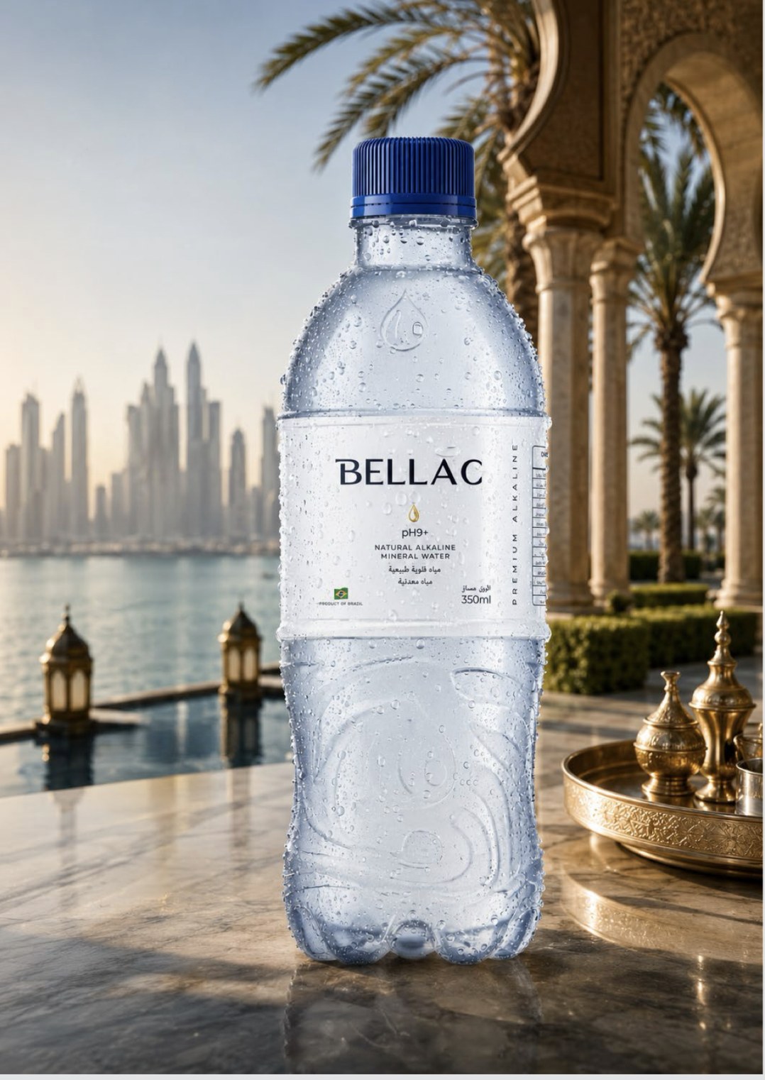 Bellac PET still alkaline water bottle